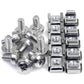 StarTech 100x M6 Mounting Screws & Cage Nuts for Server Rack 12mm CABSCREWM62