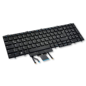 Dell Precision 7530 7540 7730 DualPoint GERMAN Backlit Laptop Keyboard NMTGD