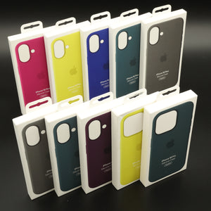 Apple iPhone 16 / Pro / Plus Silicon Case with MagSafe (Genuine)