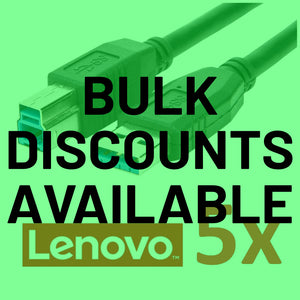 Lot of 5x Genuine Lenovo 1.0m USB 3.0 Type A to B Cable Black for Dock 03X6956