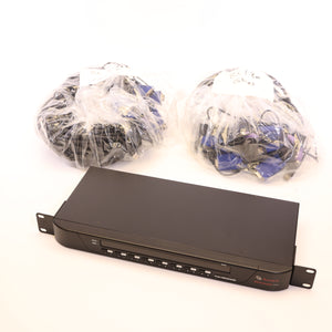 Avocent Switchview 1000 16-Port USB & PS/2 KVM Switch with Cables (Missing PSU)