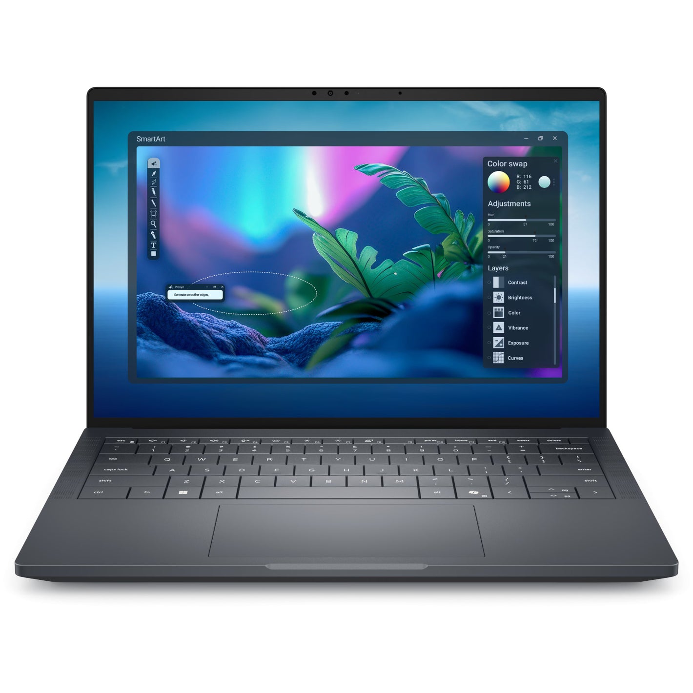 Dell Pro Max 14 Premium (MA14250) 14" Touchscreen OLED Laptop, Ultra 7 265H, 64GB RAM, 1TB, RTX Pro 1000 Graphics