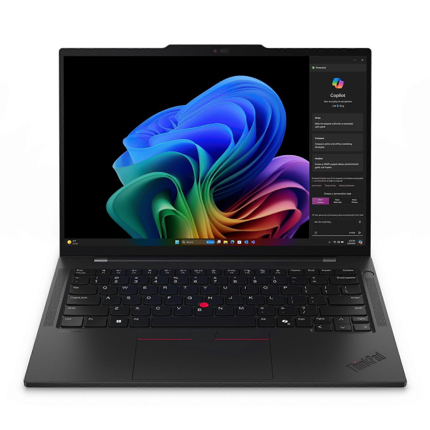 Lenovo ThinkPad T14s Gen 6 14" CoPilot+ Laptop Snapdragon X Elite 32GB 512GB Windows 11 Pro