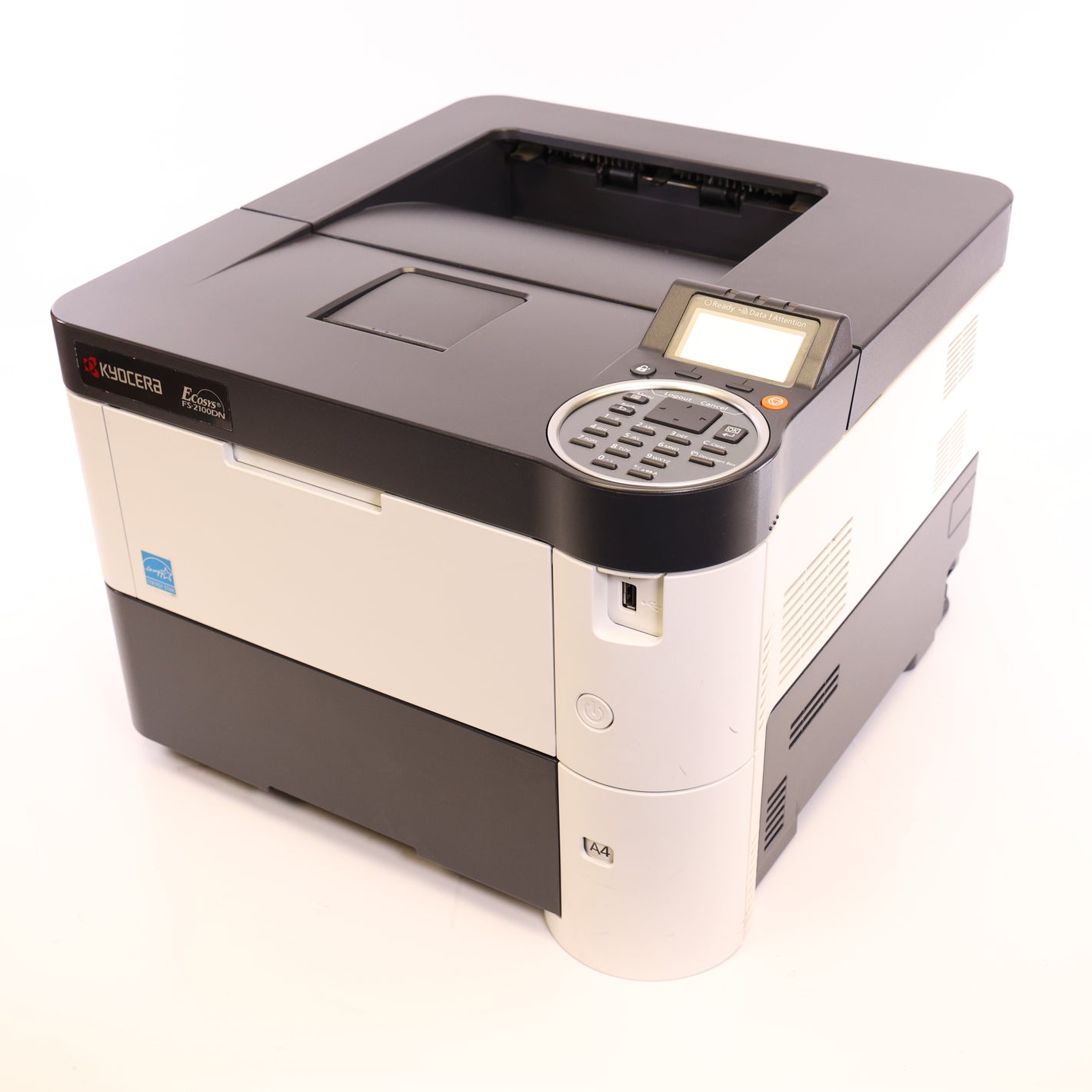 Kyocera Ecosys FS-2100DN Duplex Network Mono Laser Office Printer with Toner 58k