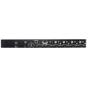 Lindy 4 Port DVI-I Single Link, USB 2.0 & Audio Quad View KVM Switch Pro 32327