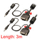 Lindy Premium 15-Pin VGA & 3.5mm Audio Monitor Cable, Black, DDC, 1m/2m/3m/10m/15m