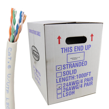 Cablenet Advance Cat.6 Network Cable Reel, 305m, Stranded Core, 4-Pair, U/UTP, 39-3100