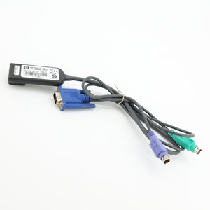 HP 396632-001 PS/2 & VGA KVM Interface Adapter CAT 5 Console Cable 520-290-507