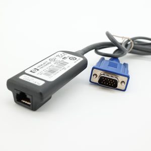 HP 396632-001 PS/2 & VGA KVM Interface Adapter CAT 5 Console Cable 520-290-507