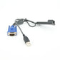 HP KVM USB VGA to RJ45 Ethernet Interface Adapter Cable 396633-001 / 520-341-509