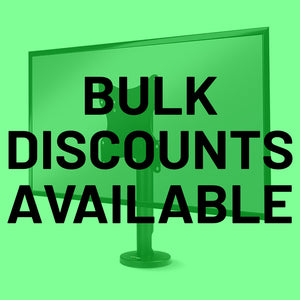 Lindy Single Monitor Bolt-Down Fixed Desk Mount Stand, VESA 100 & VESA 200, 40971