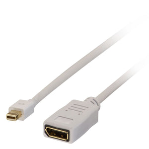 Lindy 1.5m Mini DisplayPort - DisplayPort Adapter Cable mDP Male DP Female 41045