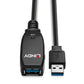 Lindy 15m USB 3.0 Active Extension Cable Slim with Repeater 5Gbps (49.2ft) 43322