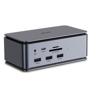 Lindy DST-Pro USB4 USB-C Laptop Docking Station Dual 4K Monitor Dock 43372