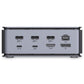 Lindy DST-Pro USB4 USB-C Laptop Docking Station Dual 4K Monitor Dock 43372
