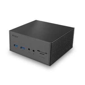 Lindy DST-Pro 101 USB-C Laptop Docking Station with 100w PD Triple Monitor Dock
