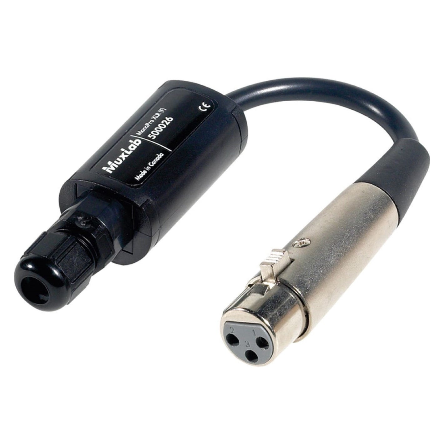 MuxLab MonoPro XLR Female XLR-Over-Cat5e/6 Adapter 500026 AES/EBU Audio Baluns