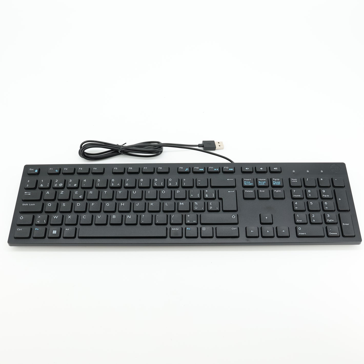 Dell KB216-BK-BEL Quiet Key Slim USB PC Keyboard *BELGIAN LAYOUT* Black 580-ADHB