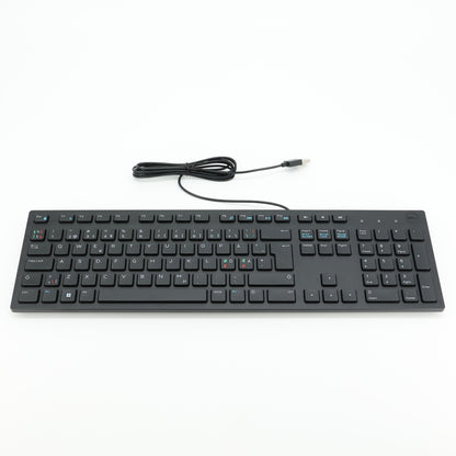 Dell KB216-BK-NORD Quiet Slim USB PC Keyboard *PAN-NORDIC LAYOUT* Black 580-ADIR