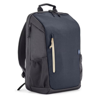 HP Travel 18L (21L) 15.6" Expandable Laptop Backpack Bag, Blue Nights, 6B8U7AA