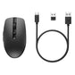 HP 710 Rechargeable Silent Mouse, Wireless/Bluetooth, 7-Button, Multi-Device (6E6F2AA)