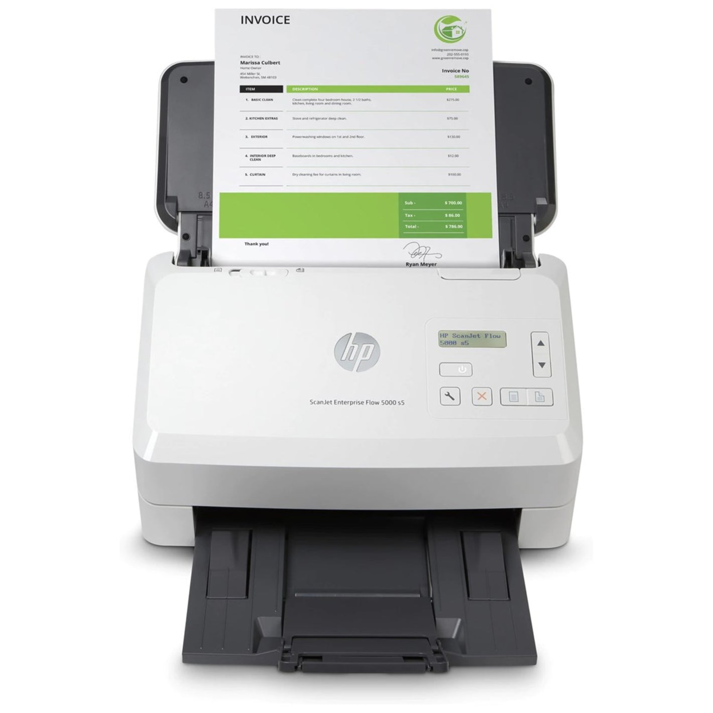 HP ScanJet Enterprise Flow 5000 s5 USB Sheet-Feed Colour Duplex Document Scanner 6FW09A