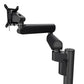 Vogel's MOMO 2137 Black Universal VESA Monitor Arm, Clamp or Through Desk Mount