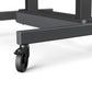 Vogel's RISE 3205 Commercial TV/Display Trolley/Cart, Height Adjustable, 43"-86"