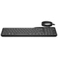 HP 405 Backlit Wired USB Keyboard, UK Layout, Compact, USB-C (Same as HP 400) 7N7C1AA