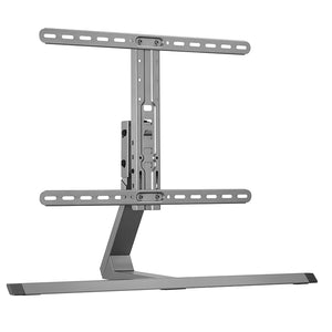 Hagor 8701 HA Tabelstand L Table Top VESA TV Stand 55"-75" Height Adjustable Silver