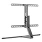 Hagor 8701 HA Tabelstand L Table Top VESA TV Stand 55"-75" Height Adjustable Silver