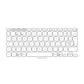 Logitech Keys-To-Go 2 Portable Bluetooth LE Multi-Device Keyboard, Pale Grey, UK Layout