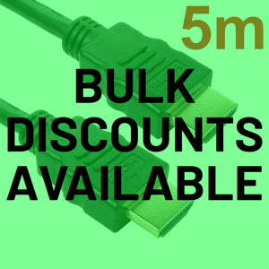 Cables Direct 5m HDMI Cable with Ethernet 1.4 High Speed 5 metre 99CDLHD4-105
