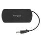 Targus ACH214 4-Port USB 2.0 Travel Hub, Built-In USB-A Cable, Compact, ACH114EU