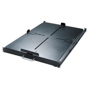 APC Netshelter Universal Sliding 1U Rack Mount Shelf up to 91KG Black AR8128BLK