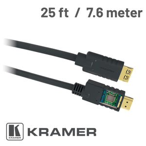 Kramer Premium 4K Active High-Speed HDMI Cable with Ethernet 25ft 7.6m CA-HM-25