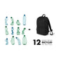 DICOTA Eco Backpack SCALE 13-15.6" Laptop Bag, Black, D31429-RPET, Recycled PET