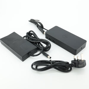 Dell D6000 USB-C / USB-A Laptop Docking Station Triple 4K Monitor Dock +130w PSU