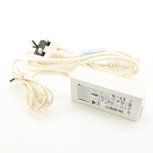 LG DA-48F19 19V 2.53A 48w Monitor Power Supply, White, PSU for 27UK650-W