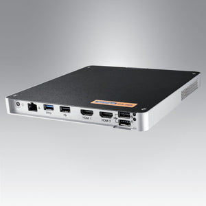 Advantech DS-066 Digital Signage Player, Ultra-Slim, Fanless, J1900, 4GB, 64GB, Windows IoT