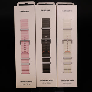 Samsung Galaxy Watch Athleisure Band, 20mm, S/M, Pink / Green / Cream, for Watch7/6/5/4