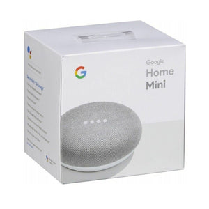Google Home Mini Smart Assistant Speaker, Gen 1, Chalk, GA00210-UK