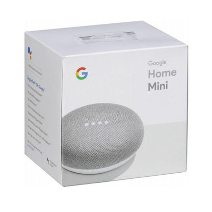 Google Home Mini Smart Assistant Speaker, Gen 1, Chalk, GA00210-UK