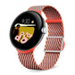 Google Pixel Watch Band, 41mm, Woven Strap, Coral, One-Size, GA03269-WW