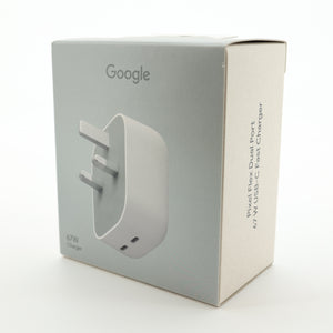 Google Pixel Flex Dual Port 67W USB-C Fast Charger (Snow) GA09856-GB