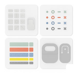 Microsoft Surface Adaptive Kit Bump/Colour Tactile Visual Aid Stickers I8X-00002