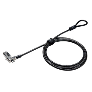 Kensington Slim Combination Laptop Lock Resettable Security Cable 1.8m K60600WW