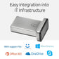 Kensington VeriMark IT Fingerprint Key, USB FP Reader, Windows Hello, K64704EU
