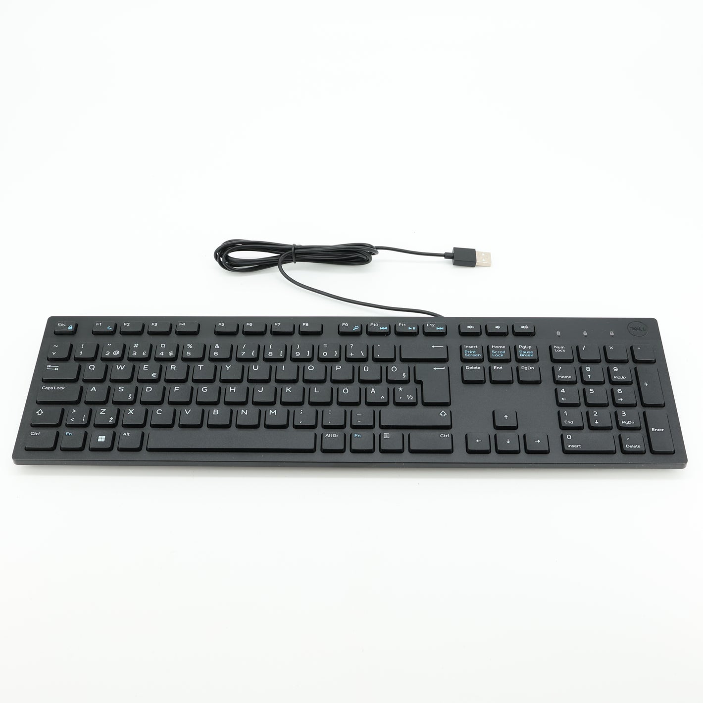 Dell KB216-BK-ETNA Quiet Slim USB PC Keyboard *ESTONIAN LAYOUT* Black 580-ADHG