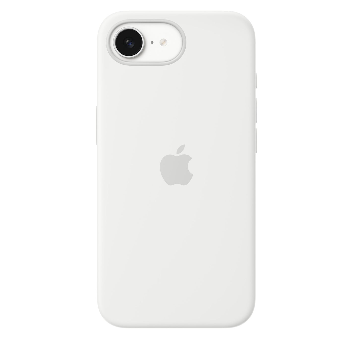 Apple iPhone 16e & 17e Silicone Case, White, MD3P4ZM/A